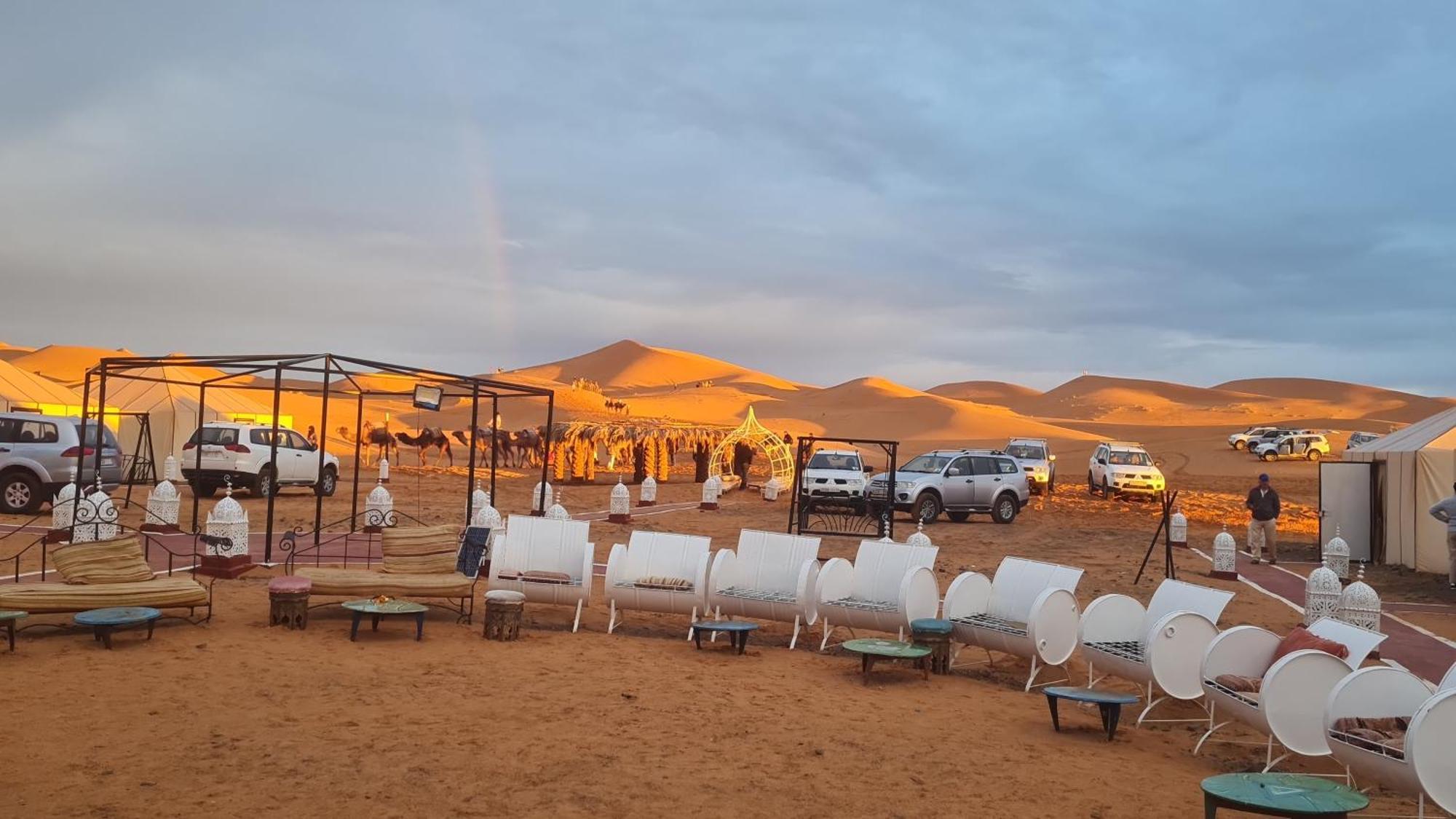 Desert Camp Camel & Sandboarding Merzuga Kültér fotó